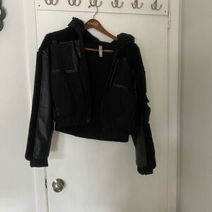 ALO Yoga Black Teddy Jacket